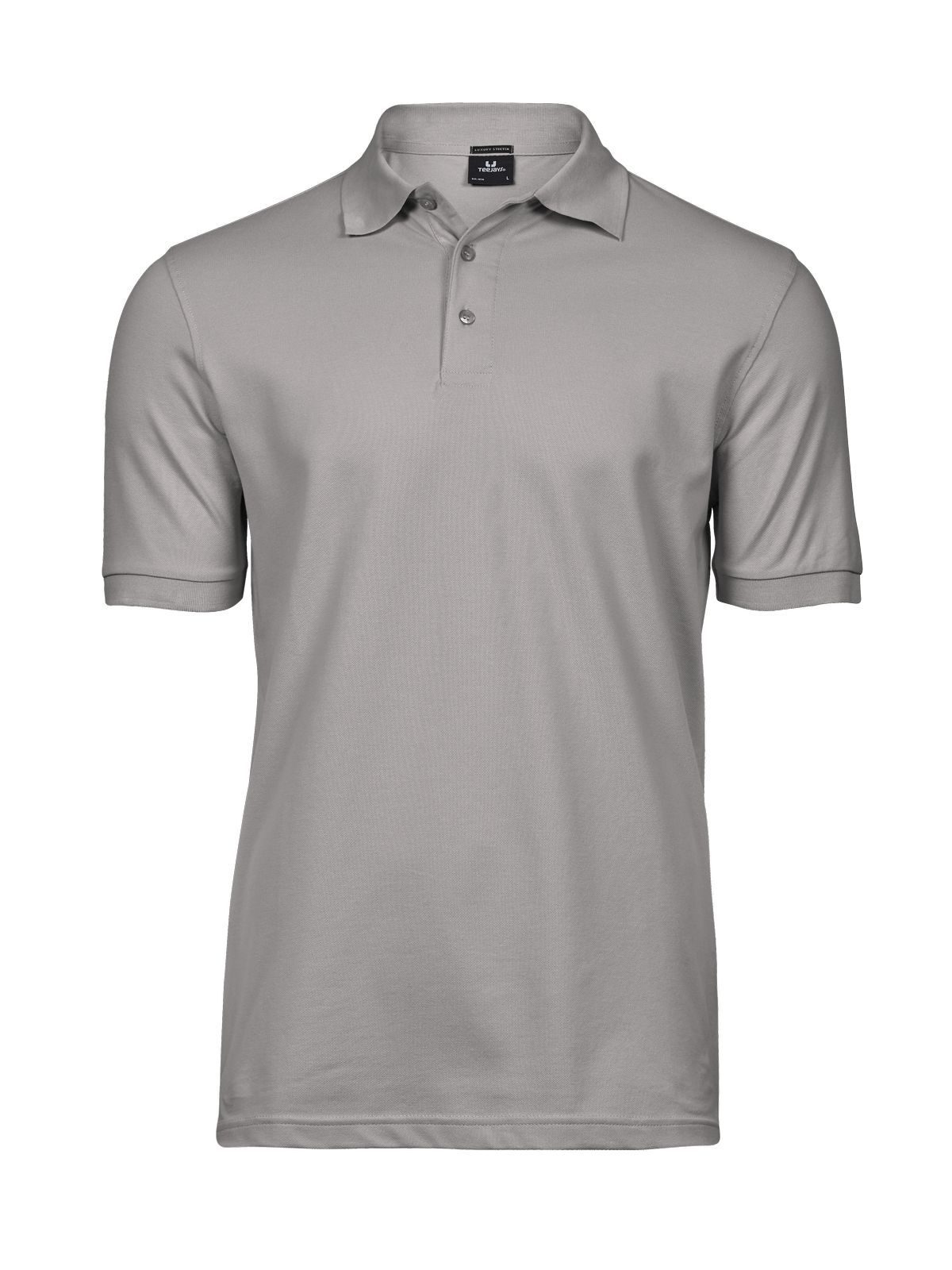 Luxe stretchpolo voor heren - Steen