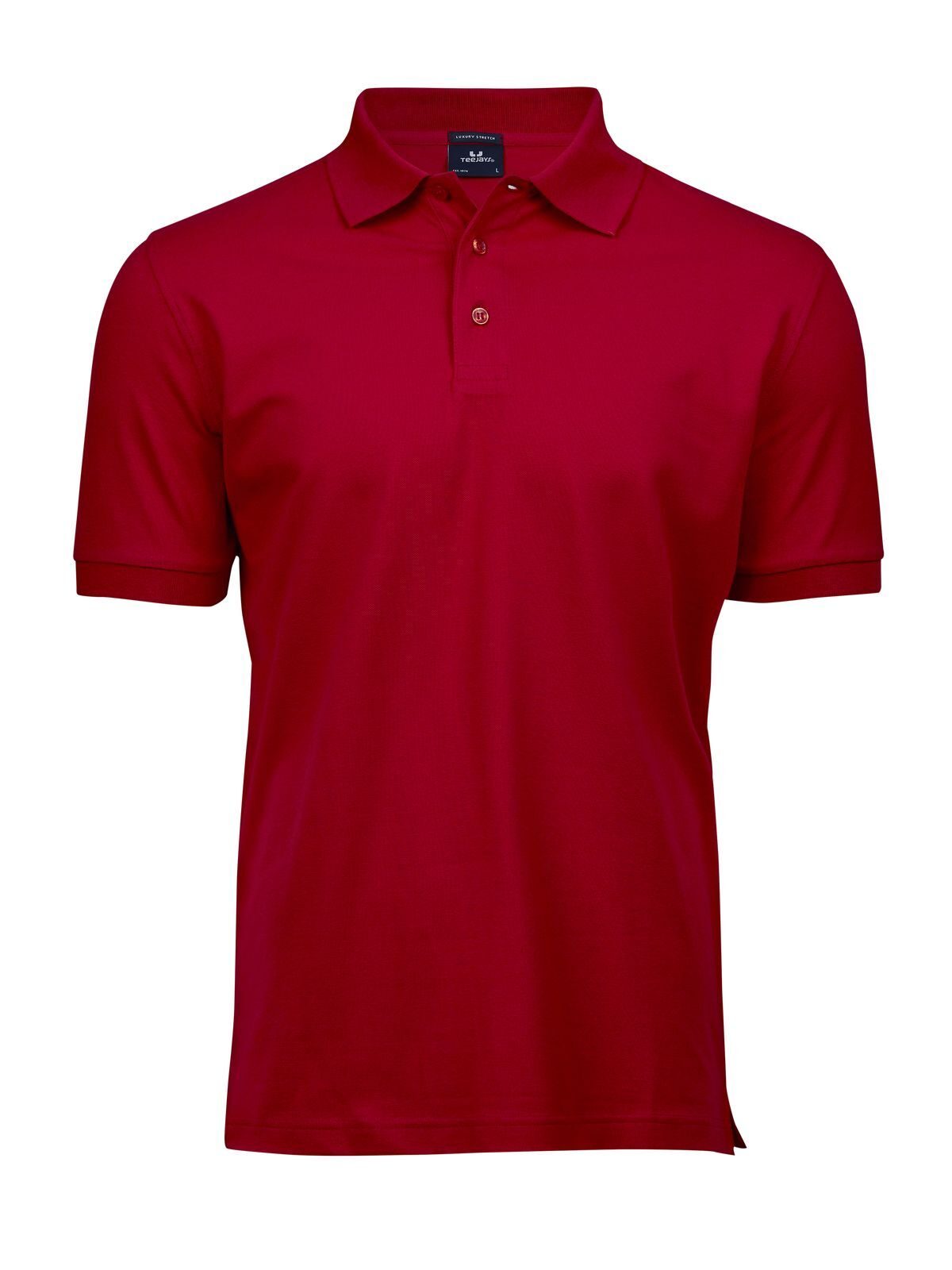 Luxe stretchpolo voor heren - Rood