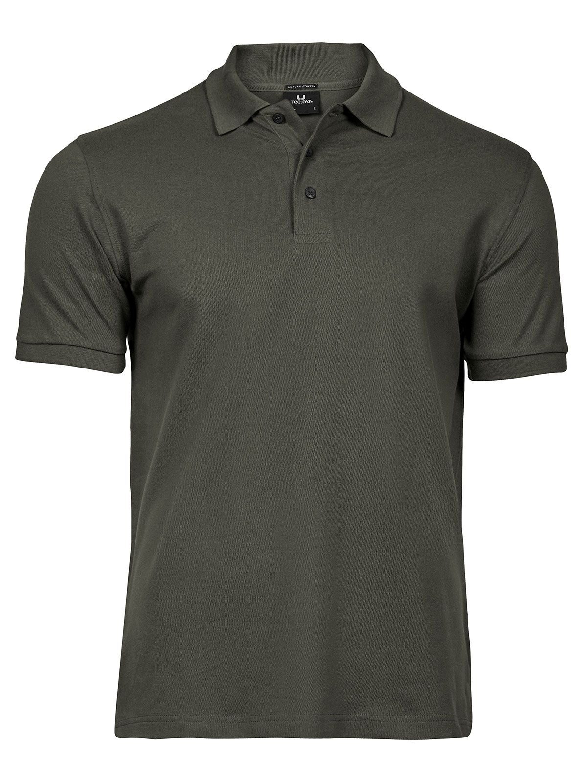Luxe stretchpolo voor heren - Diepgroen