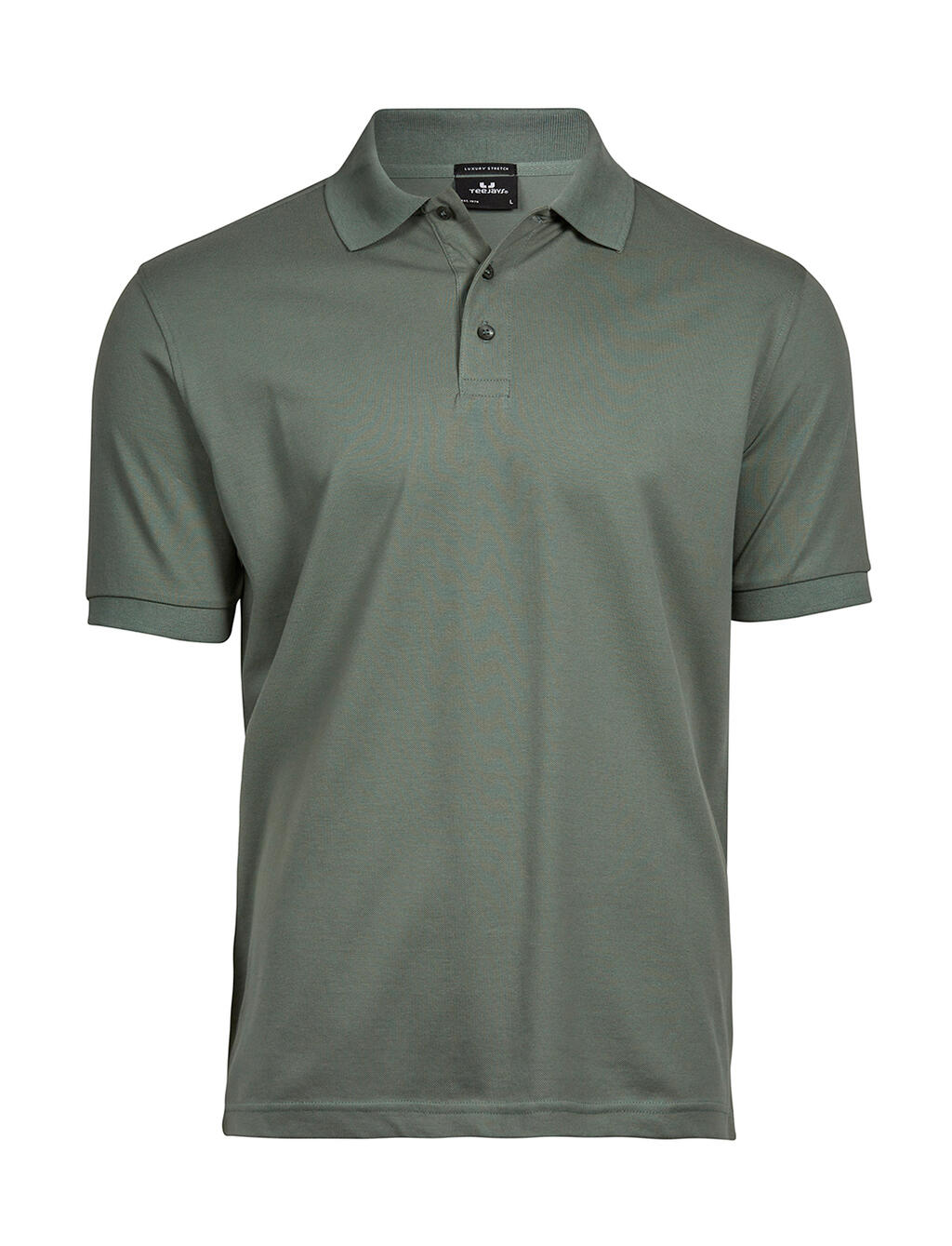 Luxe stretchpolo voor heren - Bladgroen