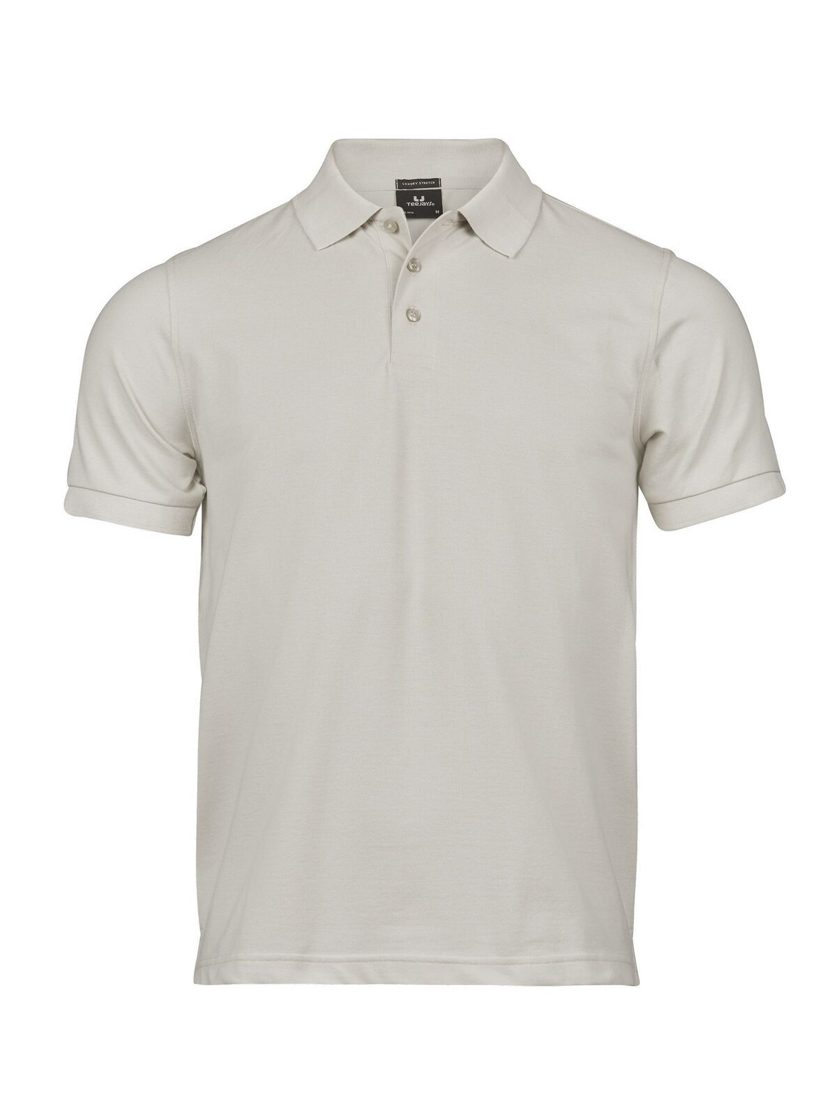 Luxe stretchpolo voor heren - Cement
