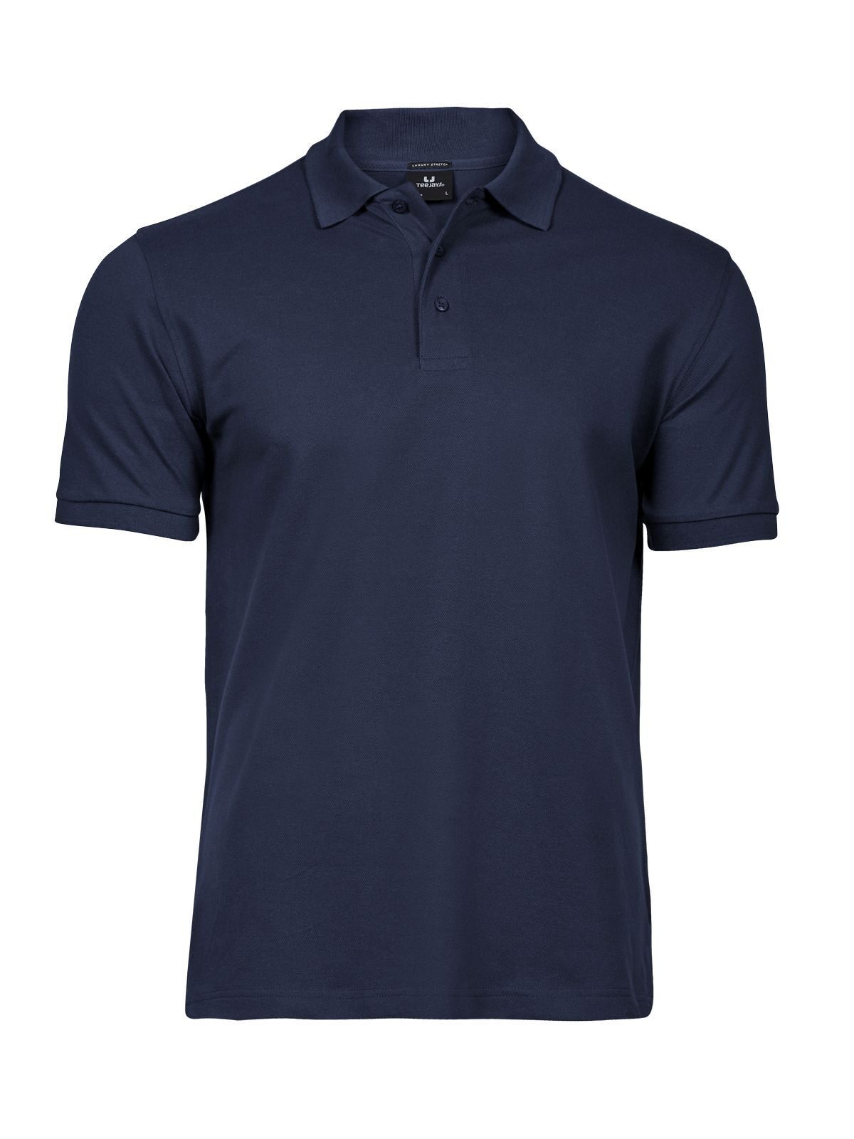 Luxe stretchpolo voor heren - NVY - Marine