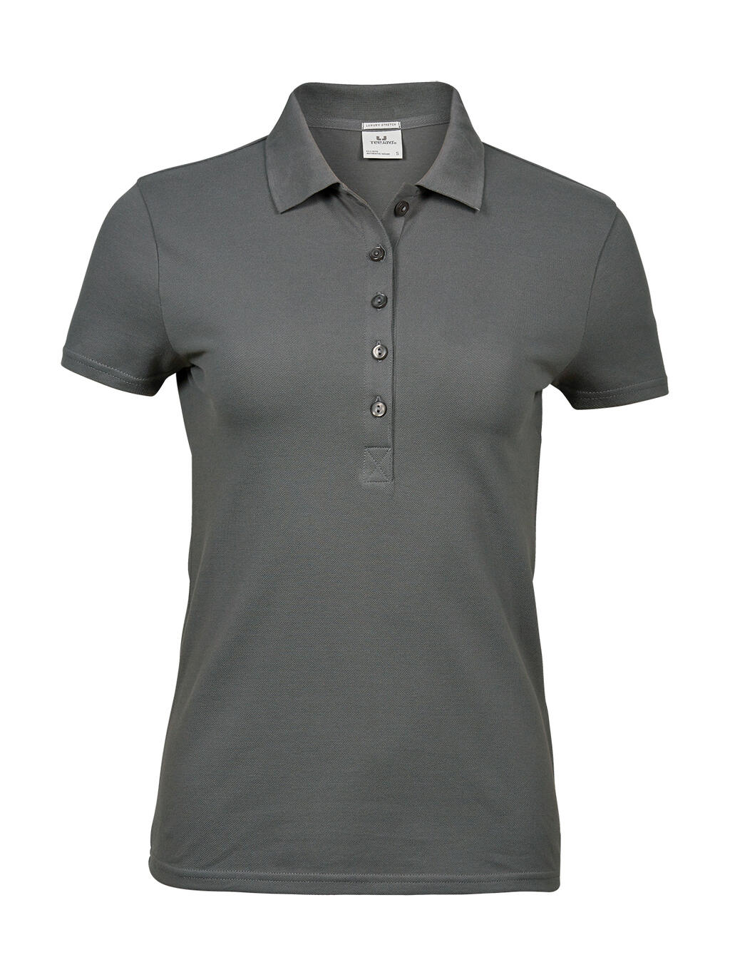 Polo stretch de luxe pour femmes - Gris poudré
