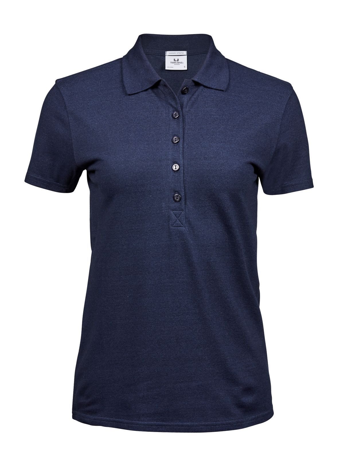 Polo stretch de luxe pour femmes - Denim
