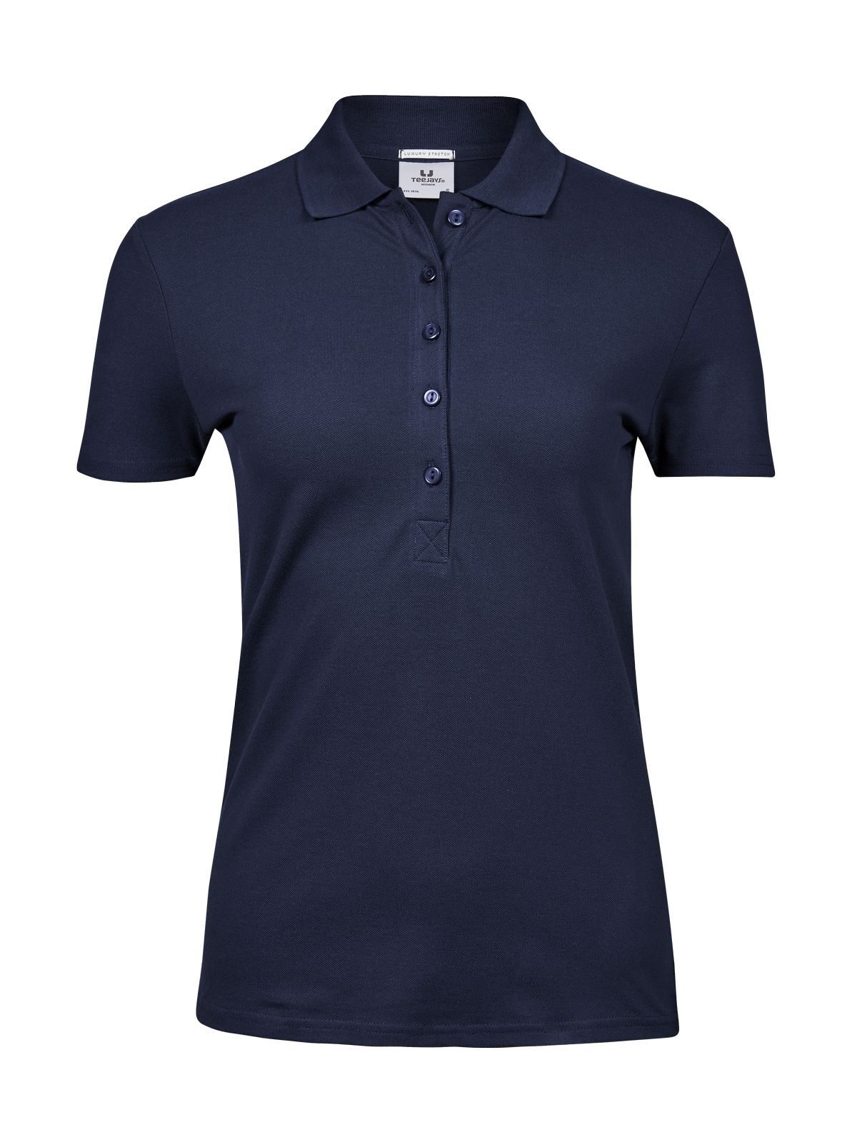 Polo stretch de luxe pour femmes - NVY - Marine