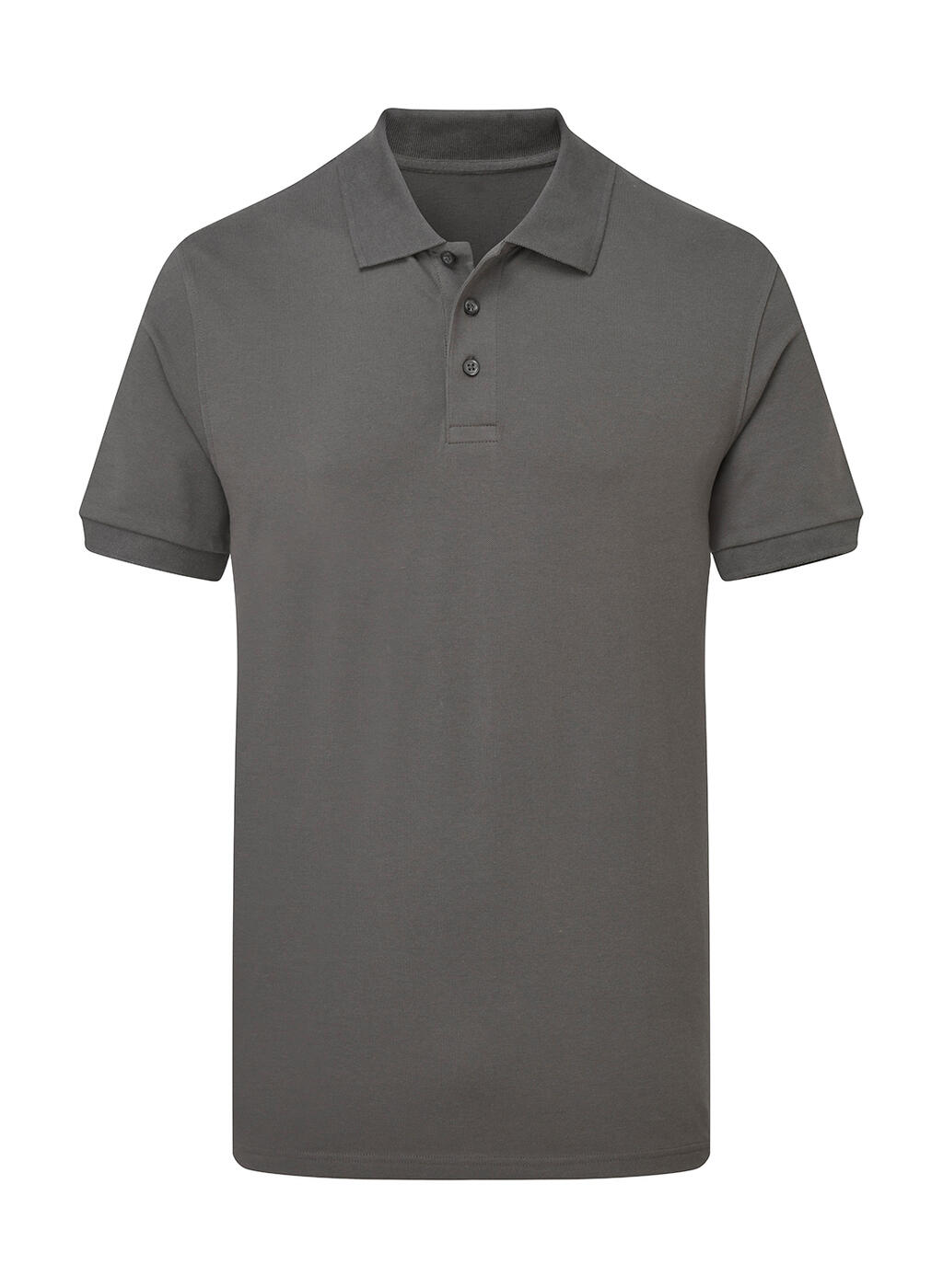 Stretchpoloshirt voor heren zonder merklabel.