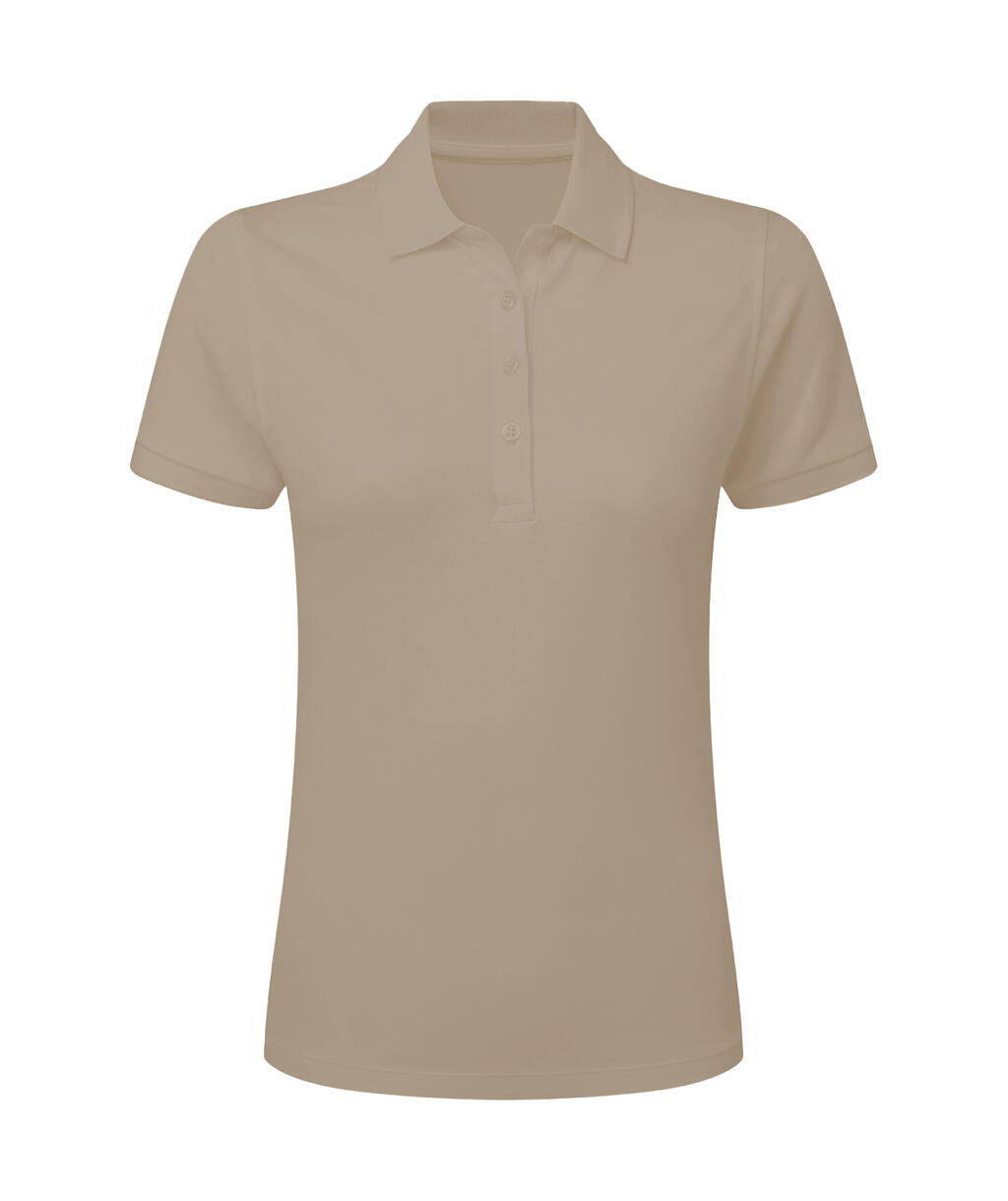 Polo stretch sans étiquette pour femme - 745 - PASTEL MACCHIATO