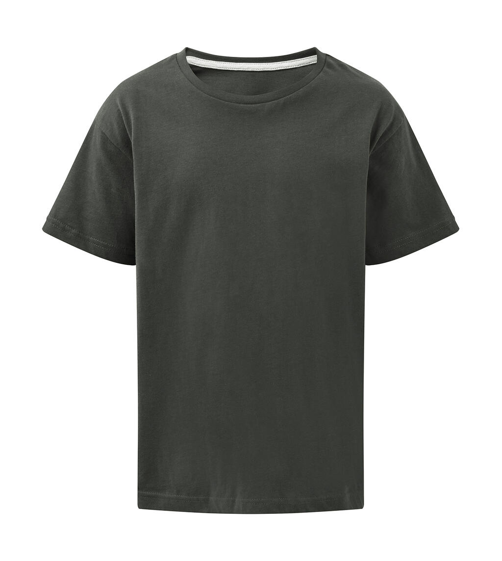 T-shirt enfant imprimé parfait sans étiquette - 130 - Charbon de bois