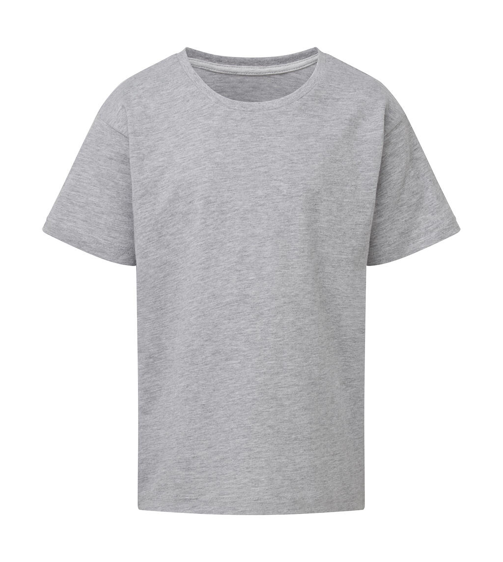 T-shirt enfant imprimé parfait sans étiquette - 719 - OXFORD LÉGER