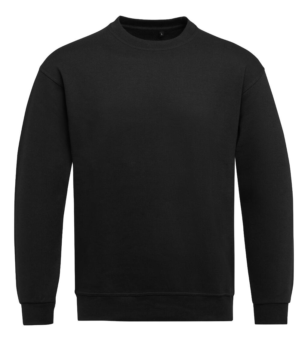 Unisex sweatshirt met ronde hals - 101 - Zwart