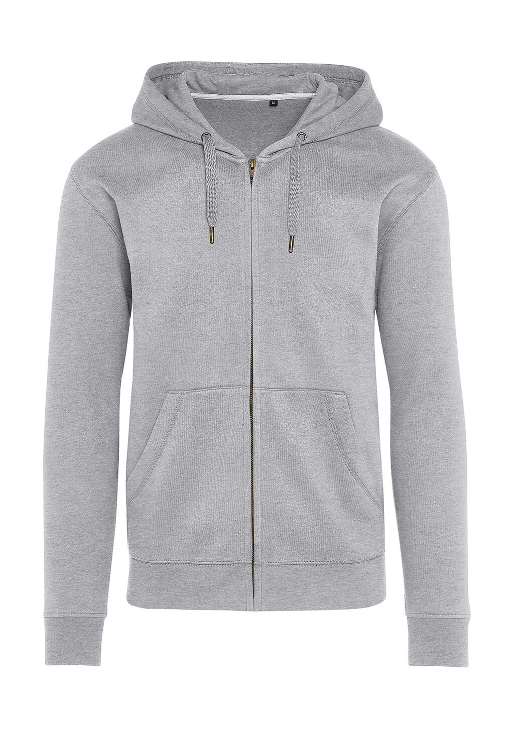 Signature Labelless Zip-Up Hoodie - 719 - LIGHT OXFORD