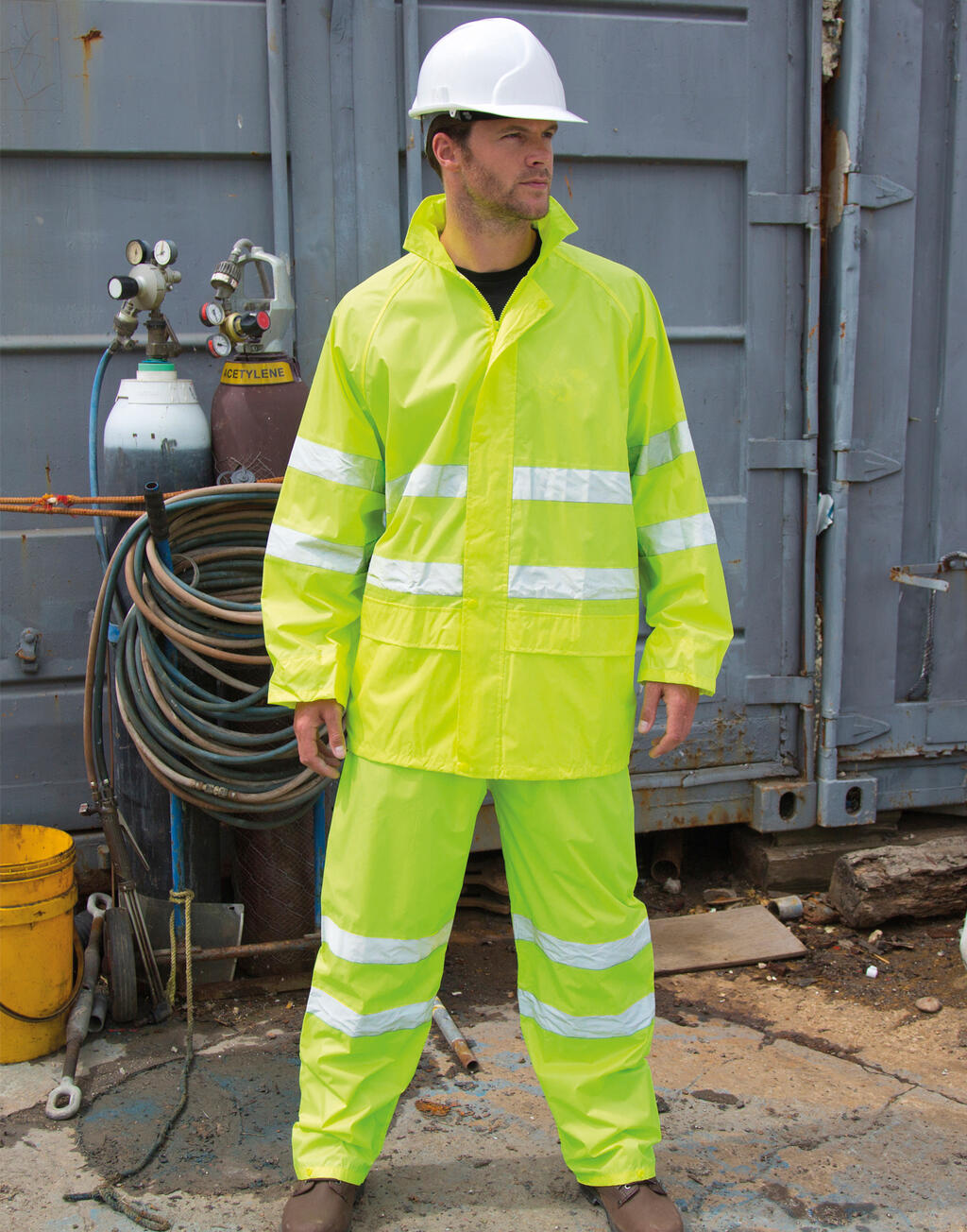 Hi-Vis waterdicht pak