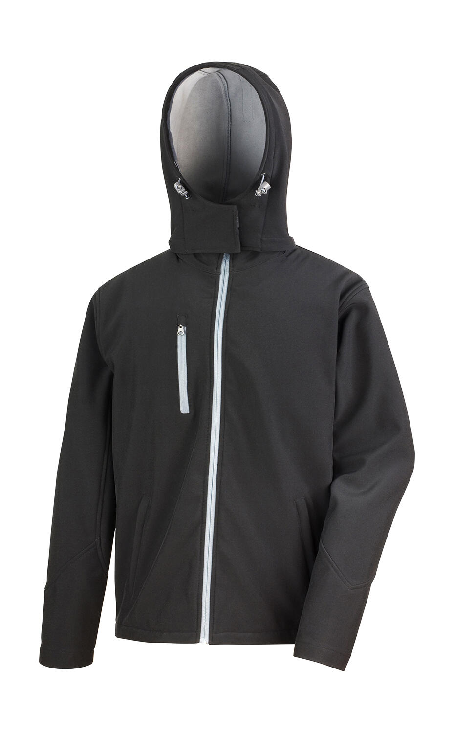 Veste softshell TX Performance avec capuche - BKGY - Noir/Gris