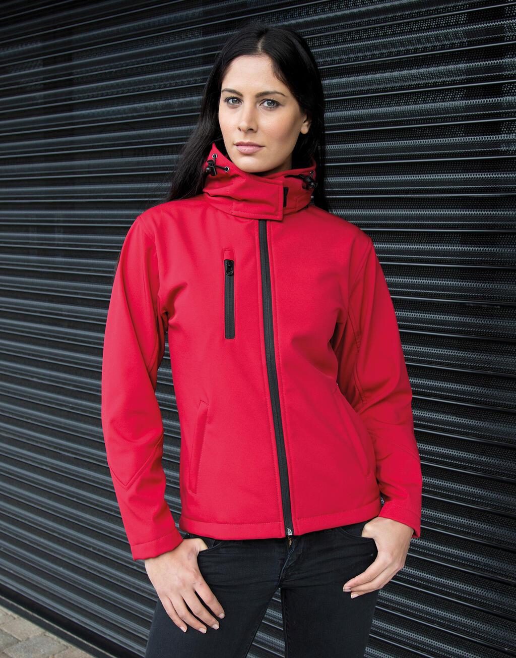 Dames TX Performance Softshelljas met capuchon