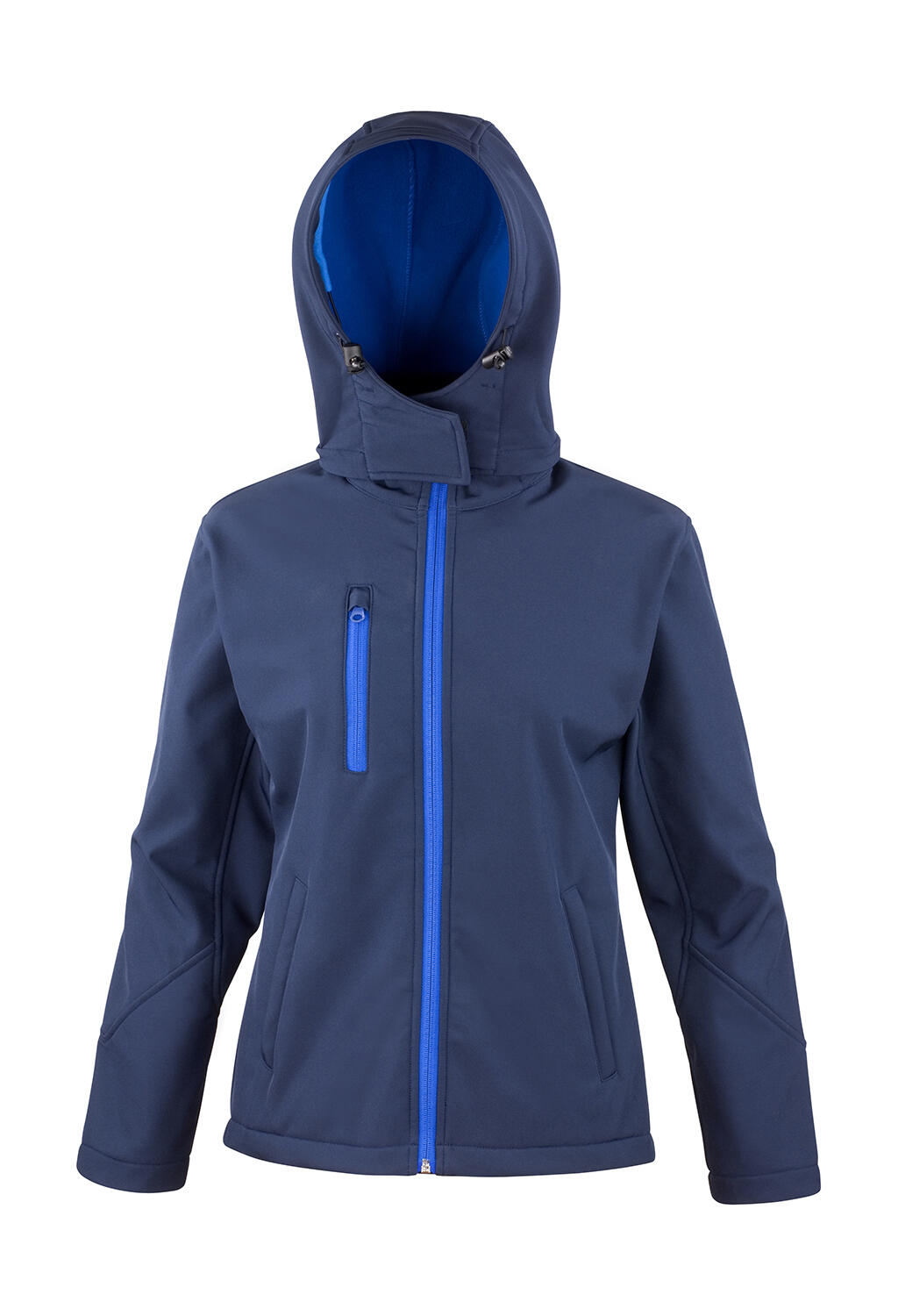 Veste softshell TX Performance pour femme avec capuche - NVJA - Marine/Jasmin