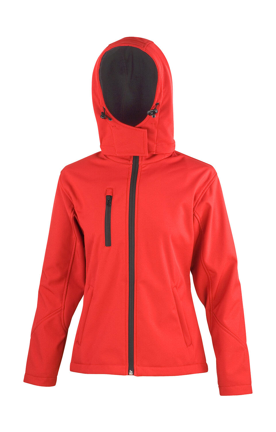 Veste softshell TX Performance pour femme avec capuche - RDBK - Rouge/Noir