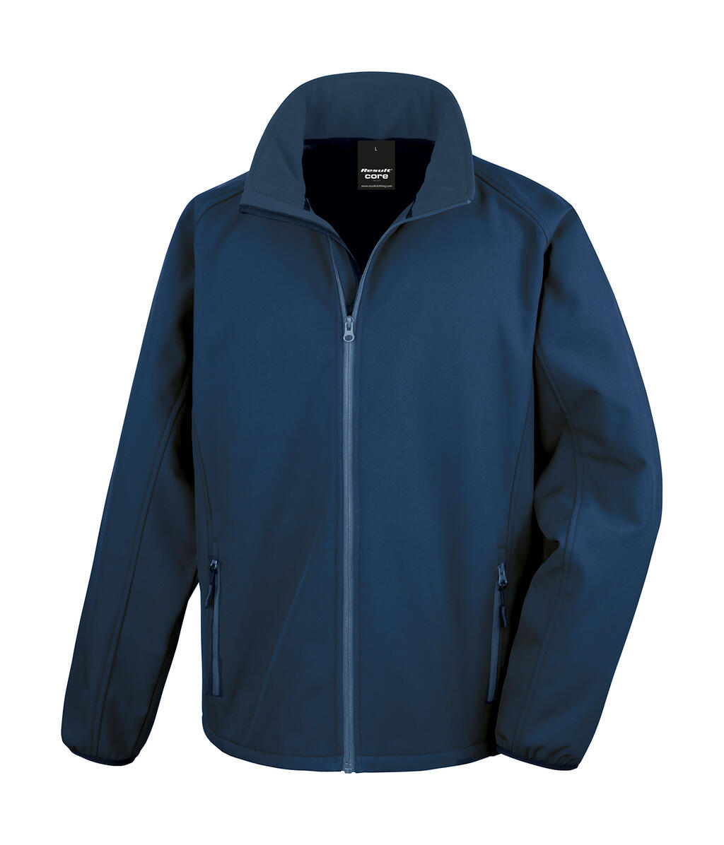 Printbare softshelljas - 248 - Marine