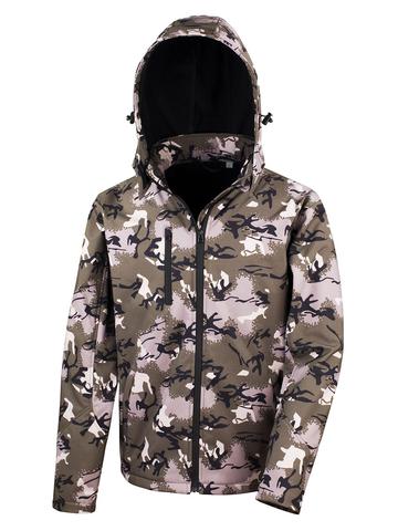 Camo TX Performance Softshell met capuchon - CAMG - CAMO GROEN