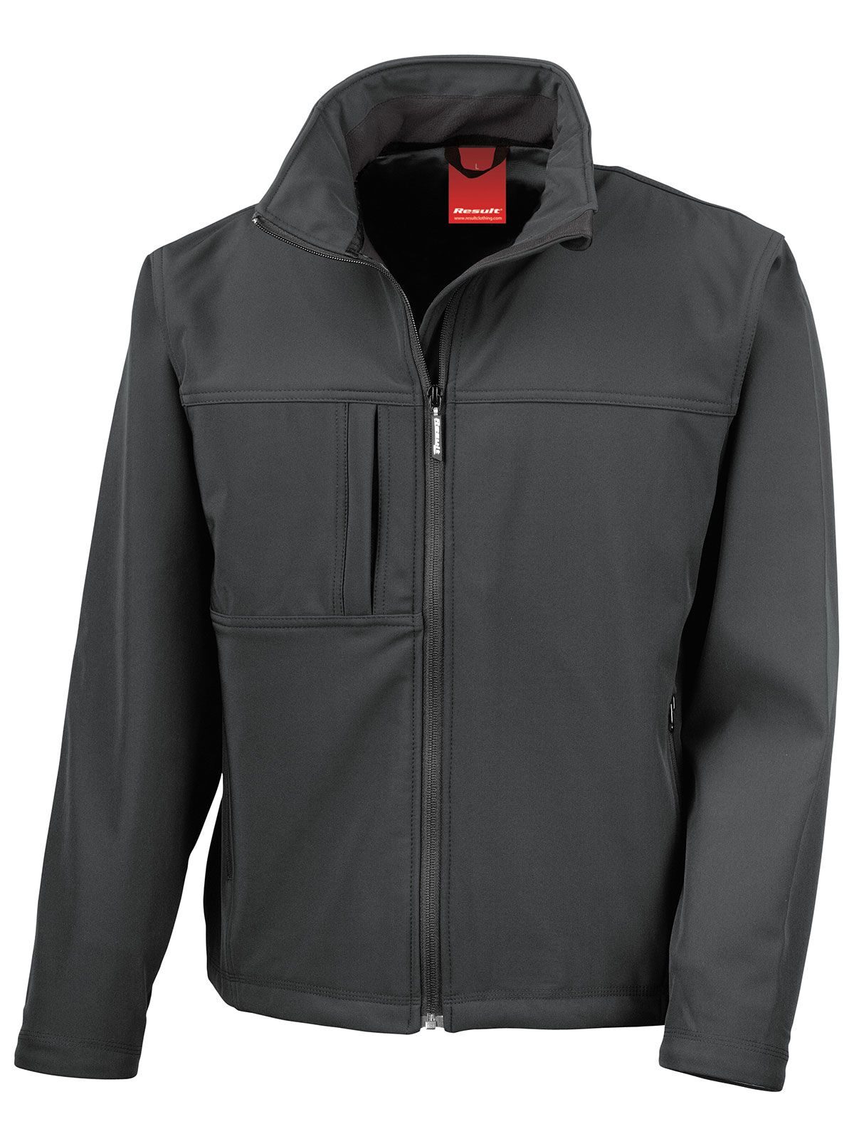 Klassieke softshell jas - 101 - Zwart