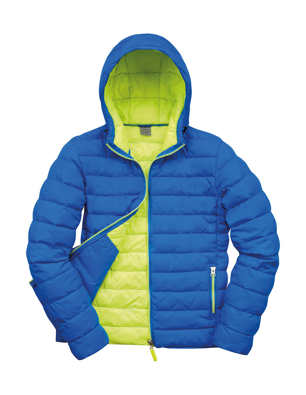 Veste à capuche Snow Bird pour homme - 358 - Bleu océan/Punch au citron vert