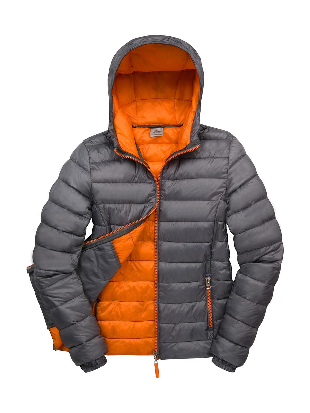 Dames Snow Bird Capuchonjas - 162 - Grijs/Oranje
