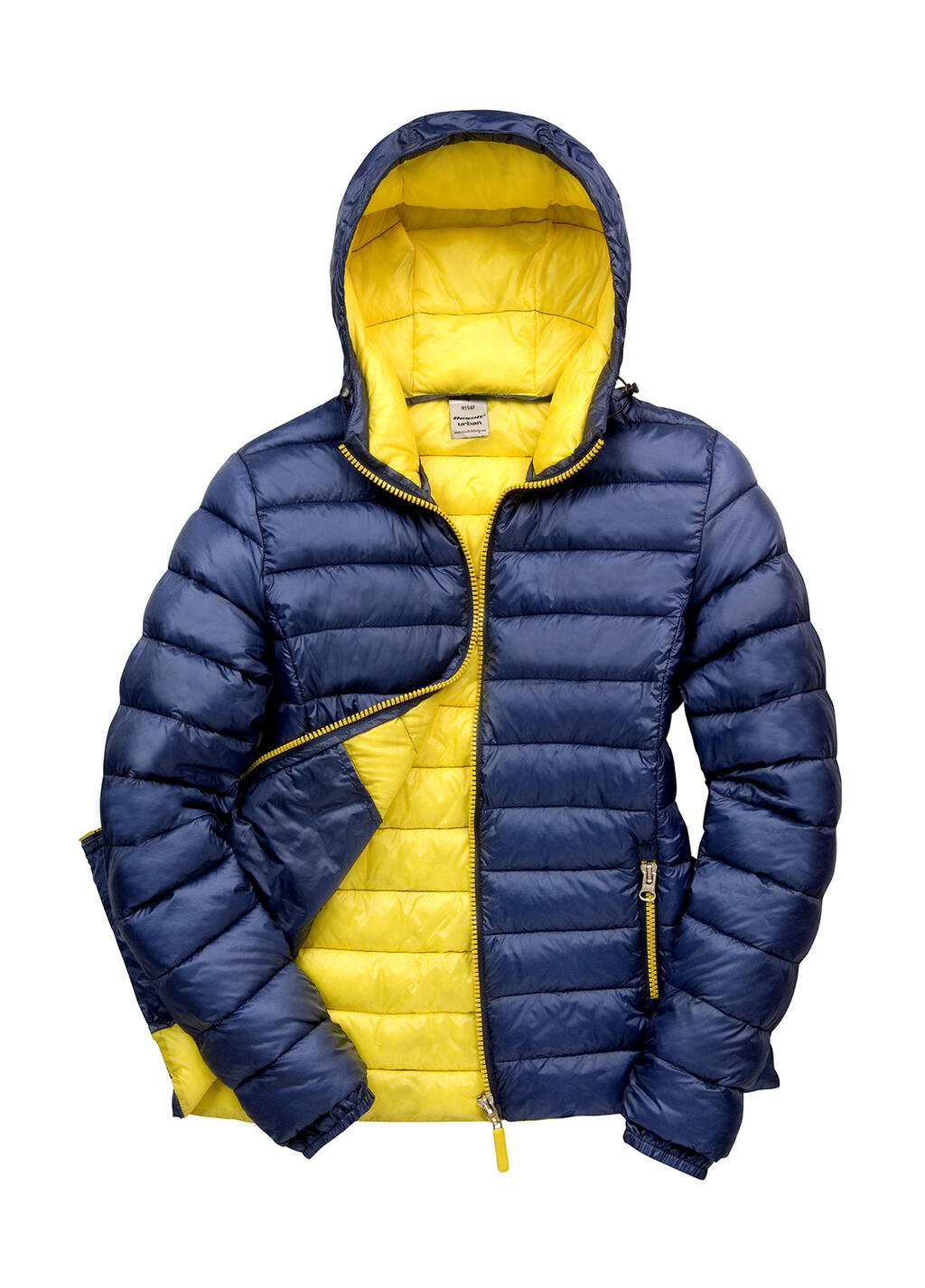 Dames Snow Bird Capuchonjas - 272 - Marineblauw/Geel