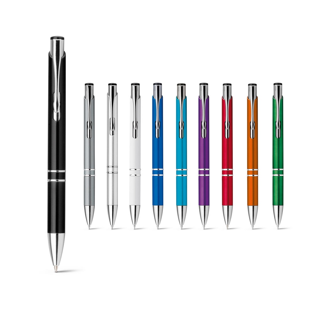 BETA PLASTIC. Stylo bille en ABS avec clip métallique.