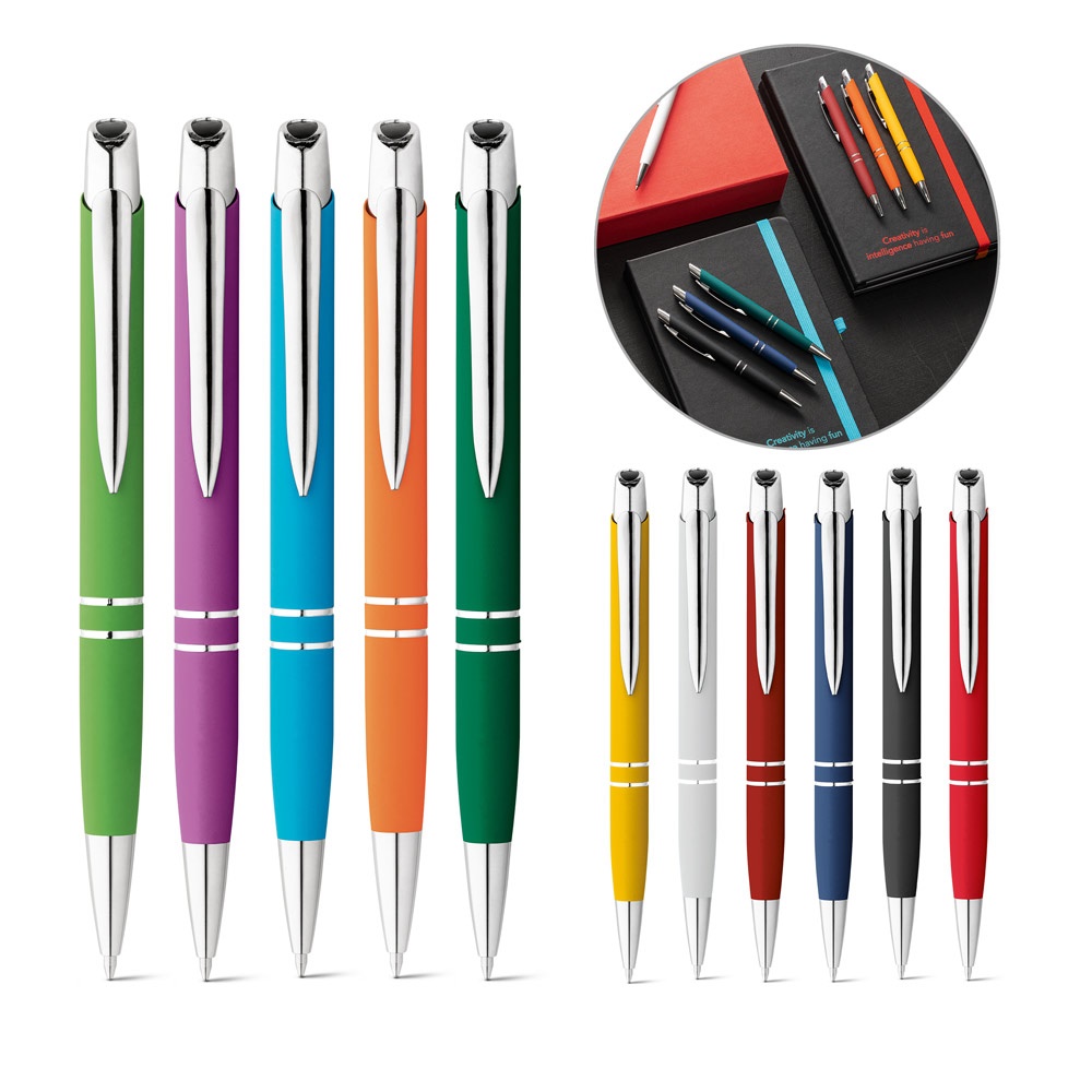 MARIETA SOFT. Aluminium balpen met clip.