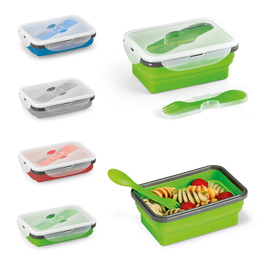 SAFFRON. Lunchbox. Luchtdichte siliconen en PP-container, 640 ml.