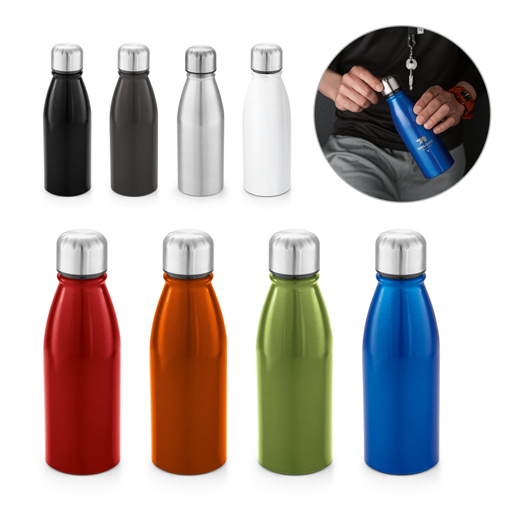 BEANE. Aluminium sportwaterfles van 500 ml.
