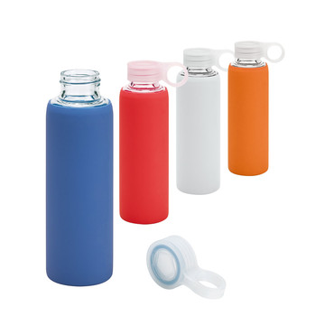 DHABI. Sportwaterfles van 380 ml van borosilicaatglas.