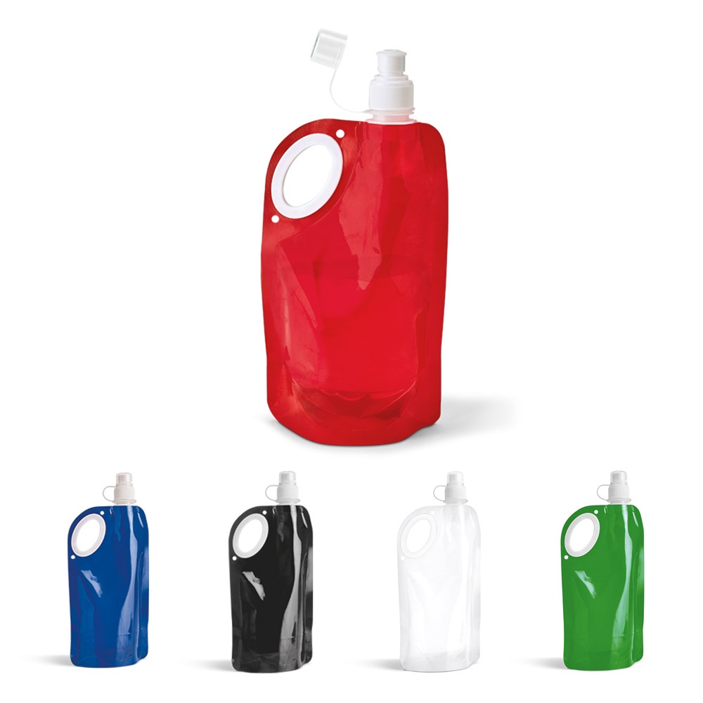 HIKE. Opvouwbare waterfles van 750 ml in PET, PA en PE.