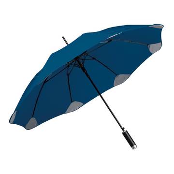 PULLA. Automatisch openende paraplu. - 104 - Blauw