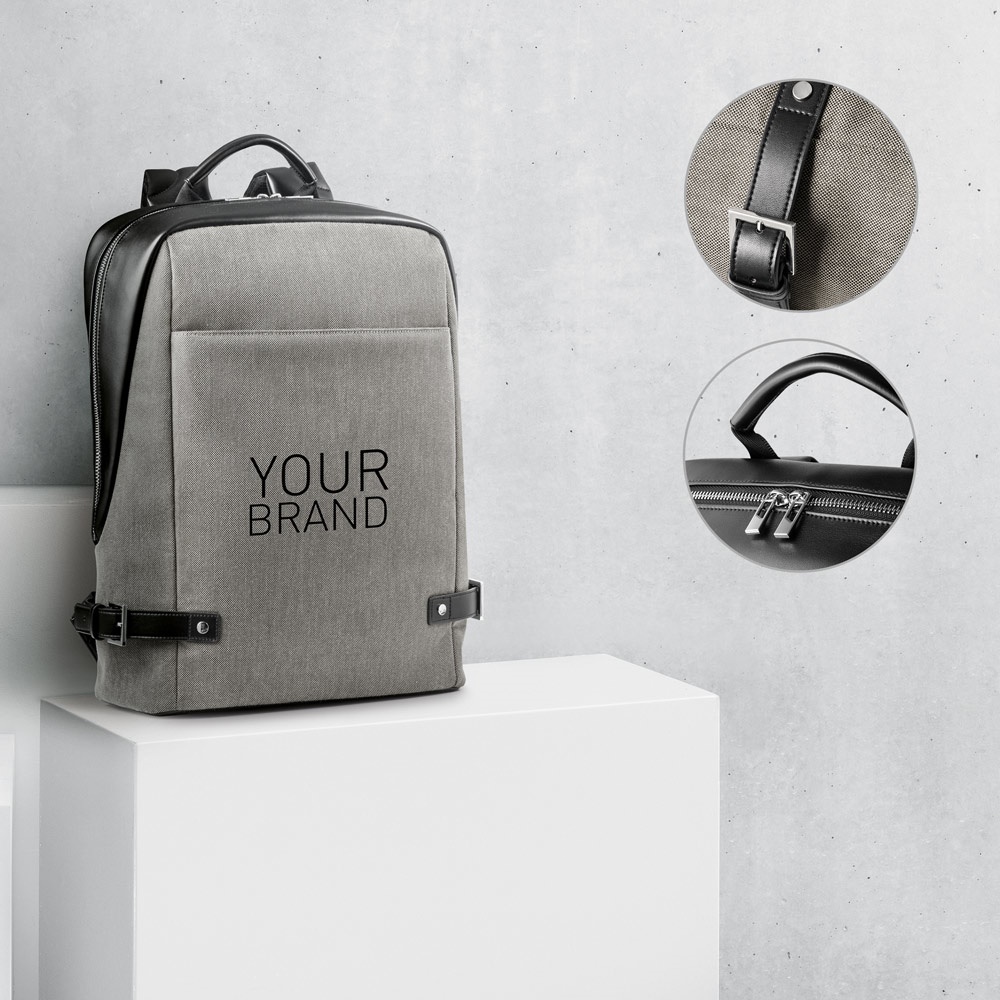DIVERGENT BACKPACK II. Laptoprugzak van 15,6 inch (46,4 cm) gemaakt van stof en PU.