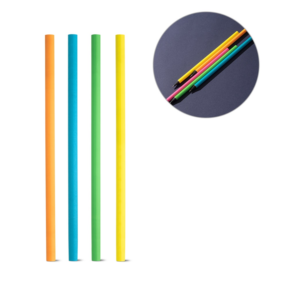 LUCIAN. Fluorescerend houten potlood, hardheid HB.