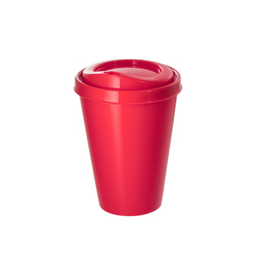 FRAPPÉ. Gobelet réutilisable en PP 430 ml - 105 - Rouge