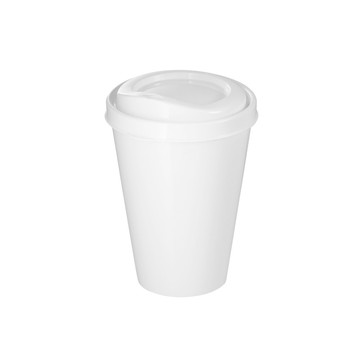 FRAPPÉ. Gobelet réutilisable en PP 430 ml - 106 - Blanc