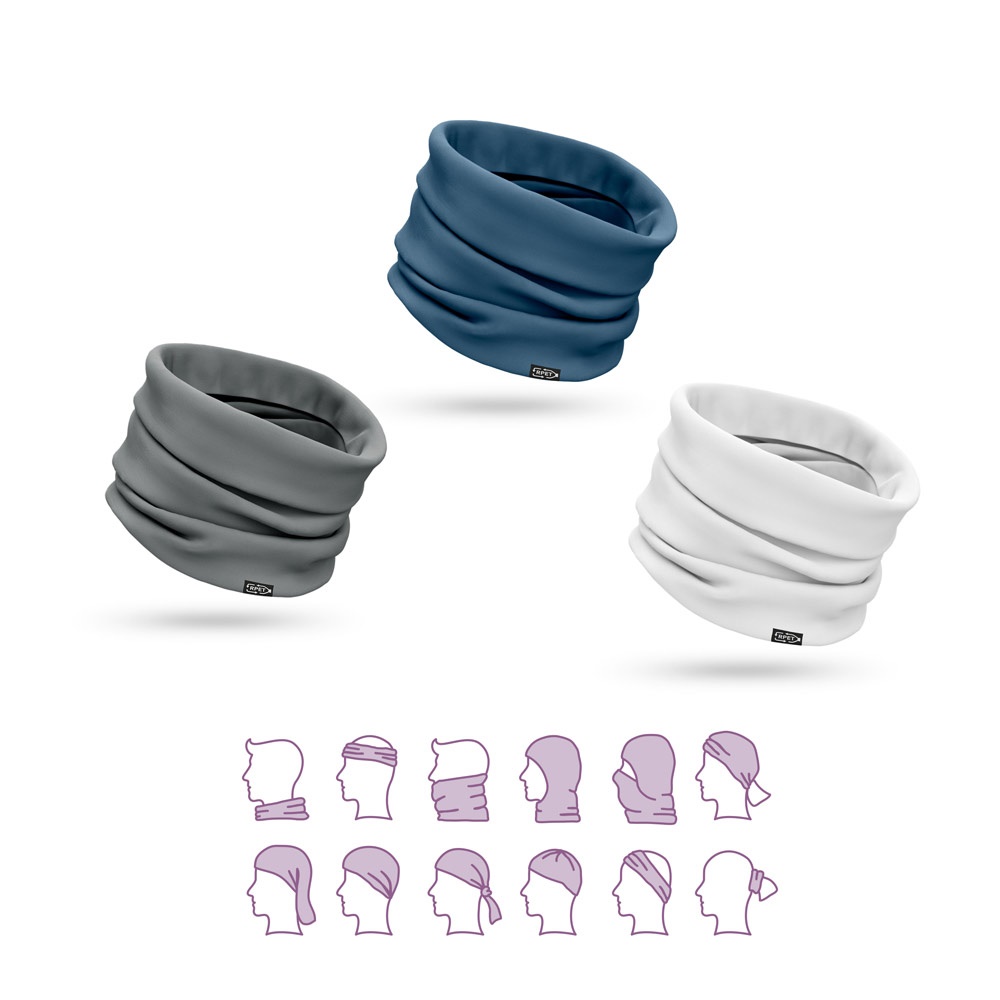 KOLKATA. Multifunctionele bandana gemaakt van gerecycled polyester (100% rPET) (120 g/m²)