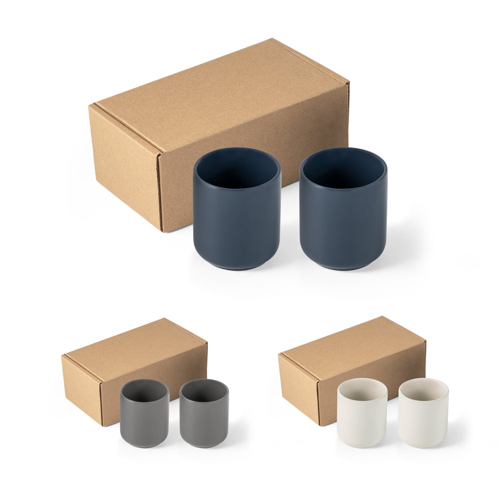 OWENS. Set van keramische bekers van 280 ml.