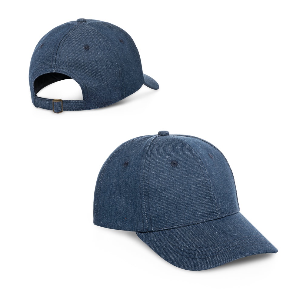 PHOEBE. Cap van denim, katoen en polyester (300 g/m²)