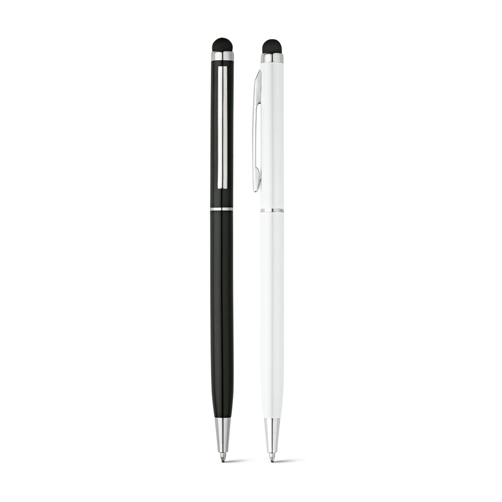 ZOE BK. Aluminium balpen met aanraakgevoelige punt.