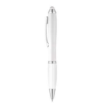 SANS BK. Balpen met metalen clip - 106 - Wit