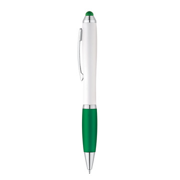 SANS BK. Balpen met metalen clip - 109 - Groen