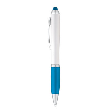 SANS BK. Balpen met metalen clip - 124 - Blauw