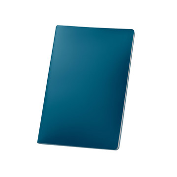 QUEIROS. A5 notitieblok met waterbestendige hoes. - 104 - Blauw