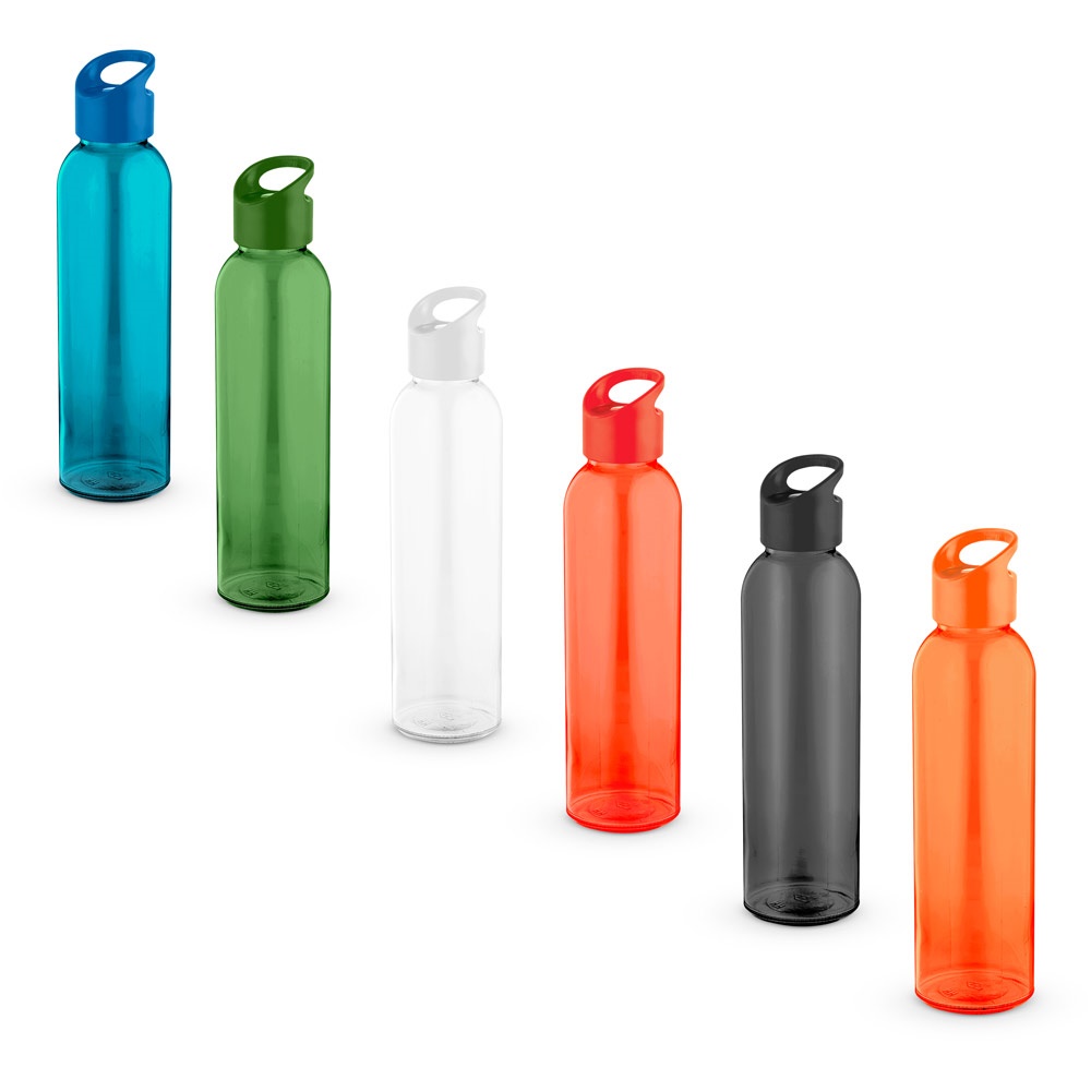 PORTIS GLAS. Glazen fles met PP-dop, 500 ml.