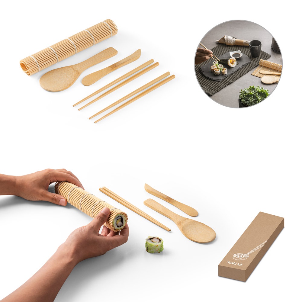 MORIMOTO. Sushi set van bamboe.
