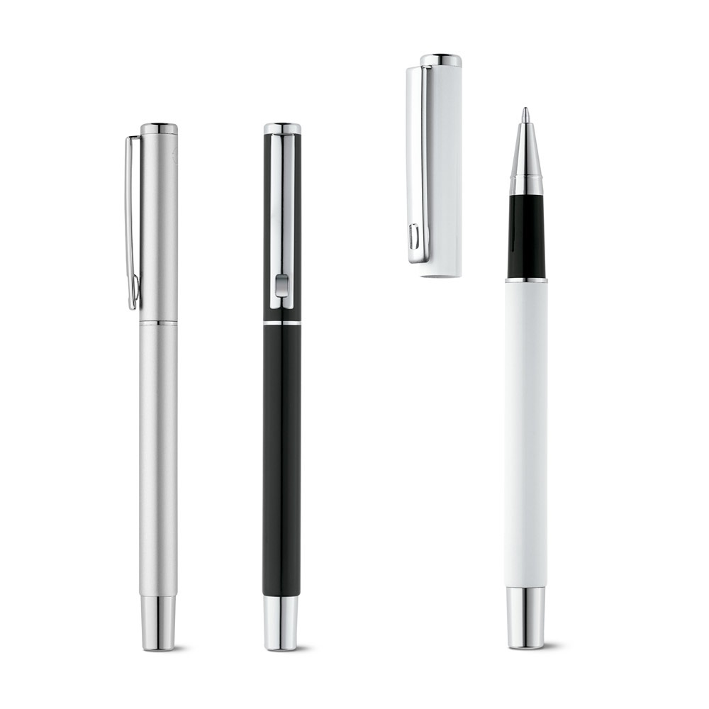 DANEY. Rollerballpen gemaakt van gerecycled aluminium (100% rAL) met clip.