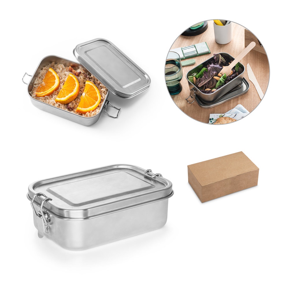 Allspice. Lunchbox. Stevige, luchtdichte roestvrijstalen container (90% gerecycled), 750 ml.