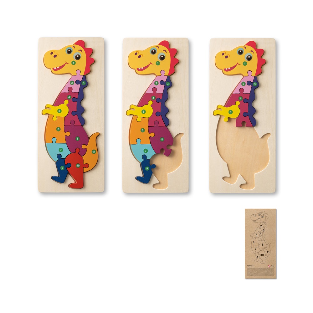 DIPLODOCUS. Dinosaurusvormige multiplex puzzel